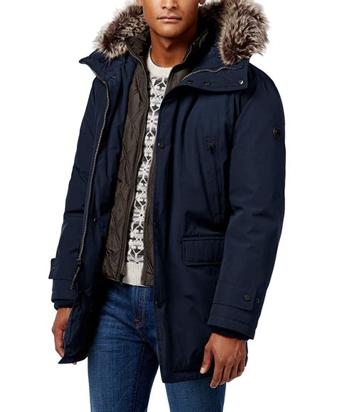 michael kors men winter jacket|Michael Kors men's windbreaker.